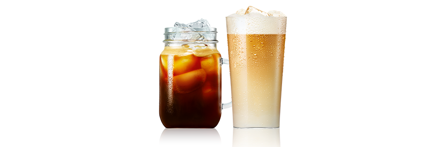 Kawy i napoje na zimno - NESCAFÉ® Dolce Gusto® header image