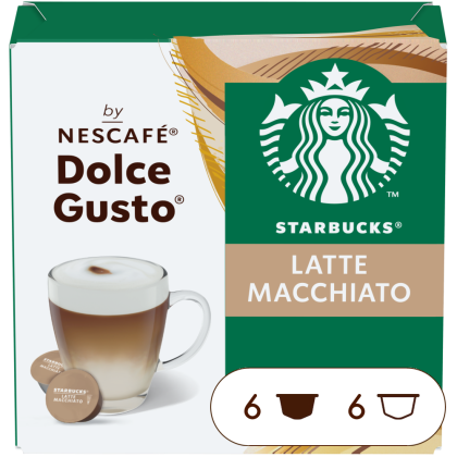 Pack of 12 STARBUCKS LATTE MACCHIATO NESCAF√â¬Æ Dolce Gusto¬Æ coffee pods