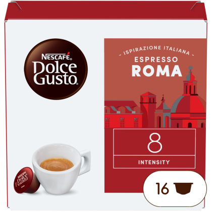 Pack of 16 ESPRESSO ROMA  NESCAF√â¬Æ Dolce Gusto¬Æ coffee pods