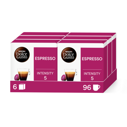 Pack of 96 Espresso X6 NESCAF&radic;&acirc;&not;&AElig; Dolce Gusto&not;&AElig; coffee pods