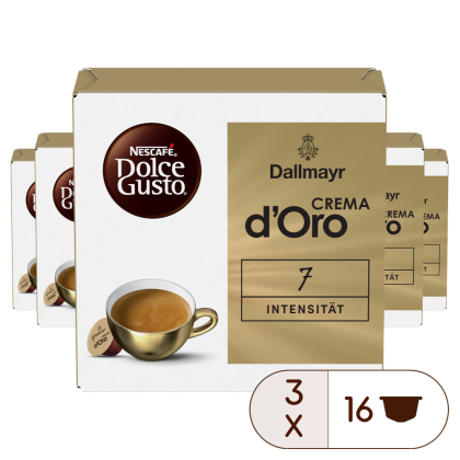 Pack of 48 Dallmayr Crema d'Oro NESCAFÉ® Dolce Gusto® x3 NESCAF√â¬Æ Dolce Gusto¬Æ coffee pods