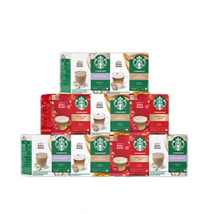 Świąteczny zestaw kaw białych Starbucks
