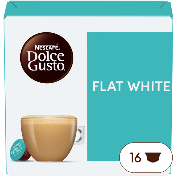 Pack of 16 Flat White NESCAF√â¬Æ Dolce Gusto¬Æ coffee pods