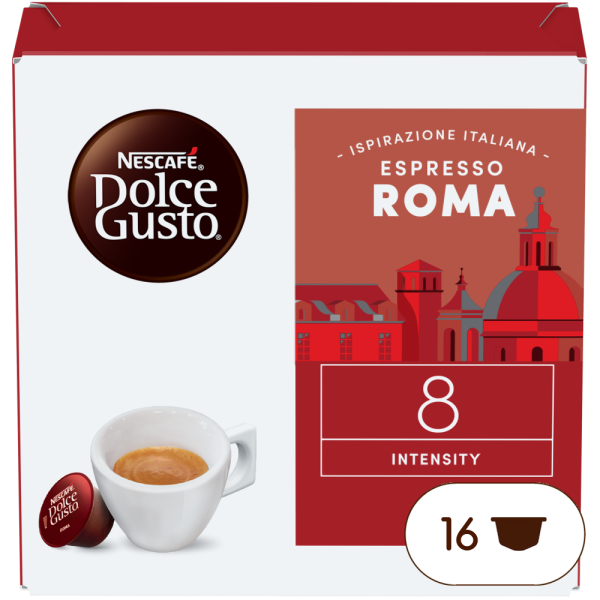 Pack of 16 ESPRESSO ROMA  NESCAF√â¬Æ Dolce Gusto¬Æ coffee pods