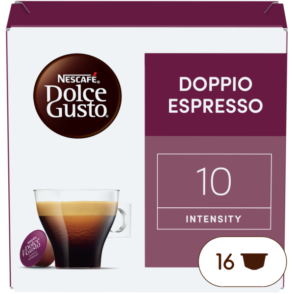 Pack of 16 DOPPIO ESPRESSO NESCAF√â¬Æ Dolce Gusto¬Æ coffee pods