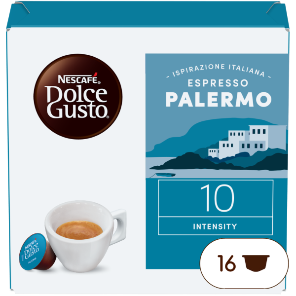 Pack of 16 ESPRESSO PALERMO  NESCAF√â¬Æ Dolce Gusto¬Æ coffee pods