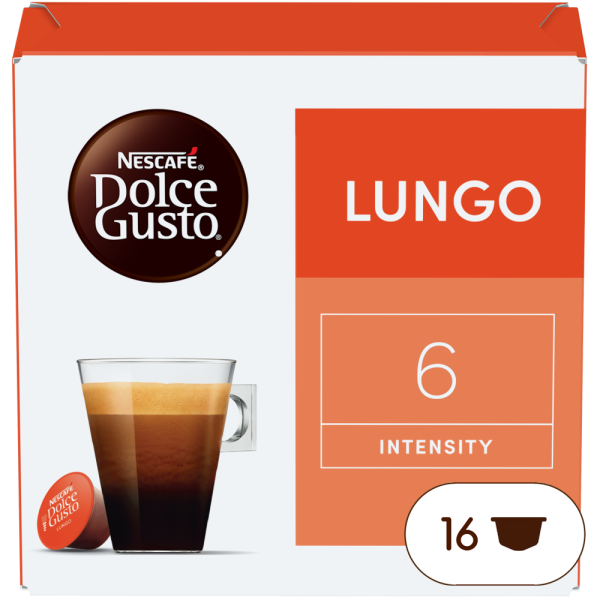 Pack of 16 LUNGO NESCAF√â¬Æ Dolce Gusto¬Æ coffee pods