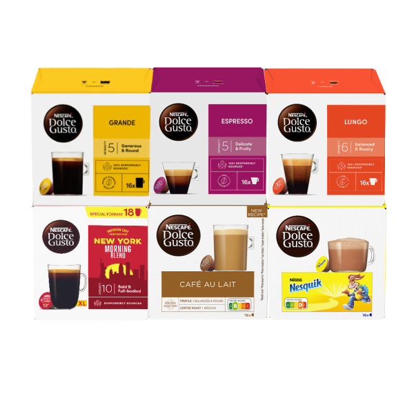 Zestaw produktów Dolce Gusto