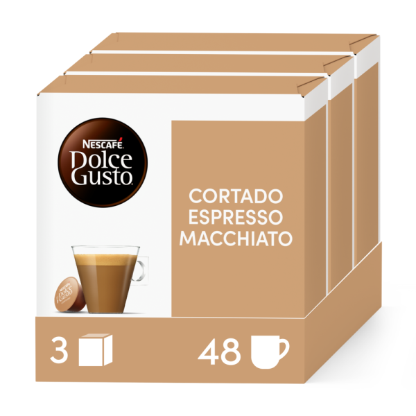 Pack of 48 Cortado x3 NESCAF√â¬Æ Dolce Gusto¬Æ coffee pods