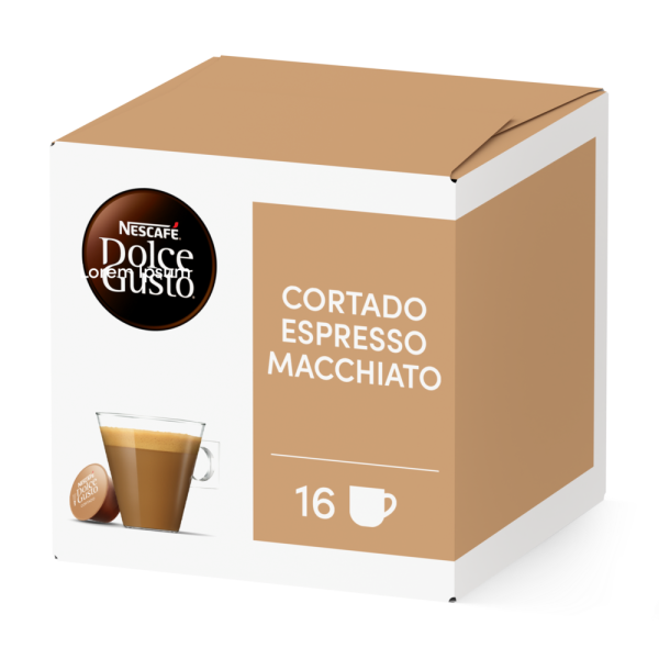 Pack of 16 CORTADO NESCAF√â¬Æ Dolce Gusto¬Æ coffee pods
