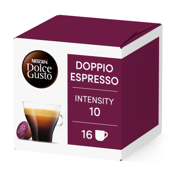 Pack of 16 DOPPIO ESPRESSO NESCAF√â¬Æ Dolce Gusto¬Æ coffee pods
