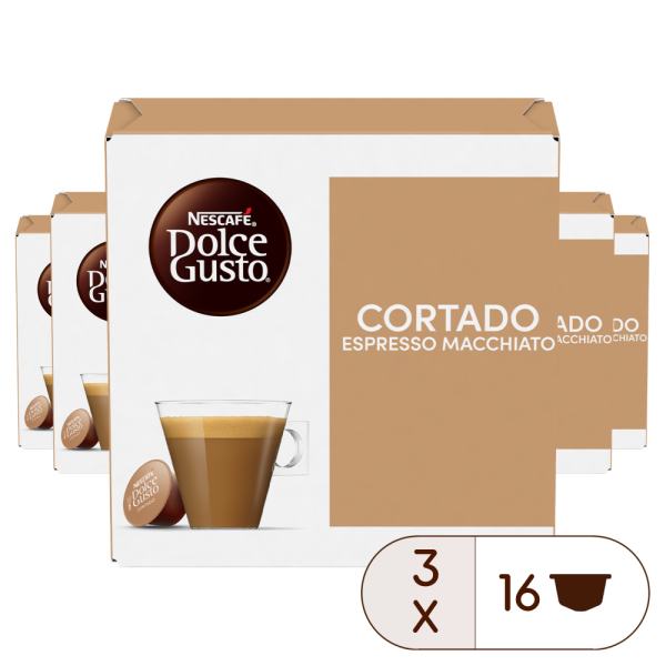 Pack of 48 Cortado x3 NESCAF√â¬Æ Dolce Gusto¬Æ coffee pods