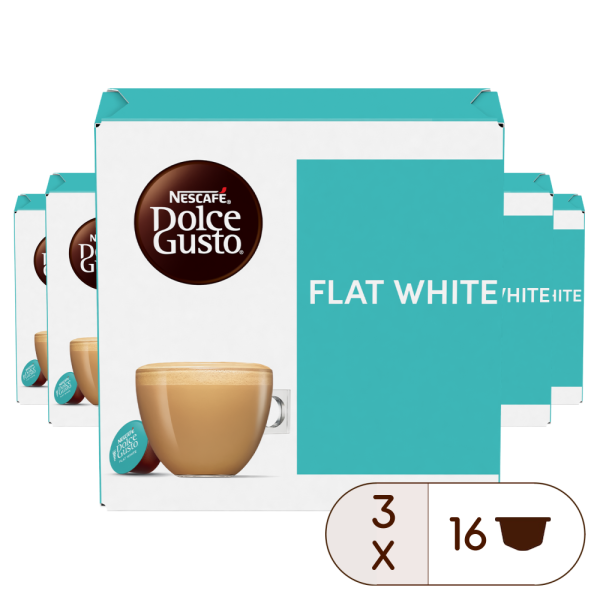 FLAT WHITE x3