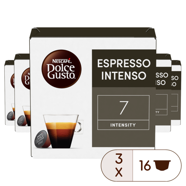 Pack of 48 ESPRESSO INTENSO x3 NESCAF√â¬Æ Dolce Gusto¬Æ coffee pods
