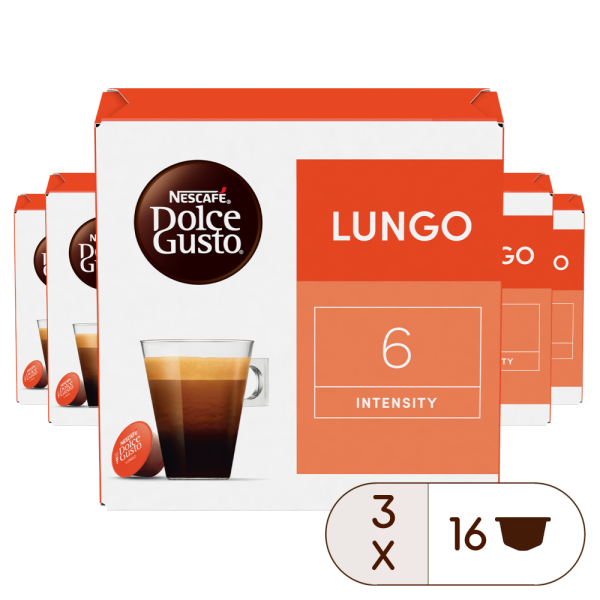 Pack of 48 LUNGO x3 NESCAF√â¬Æ Dolce Gusto¬Æ coffee pods