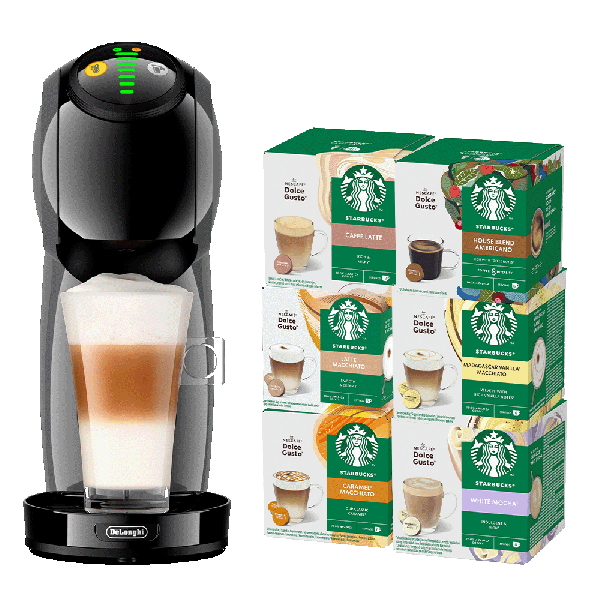 Zestaw Genio S Antracytowy + Starbucks ®