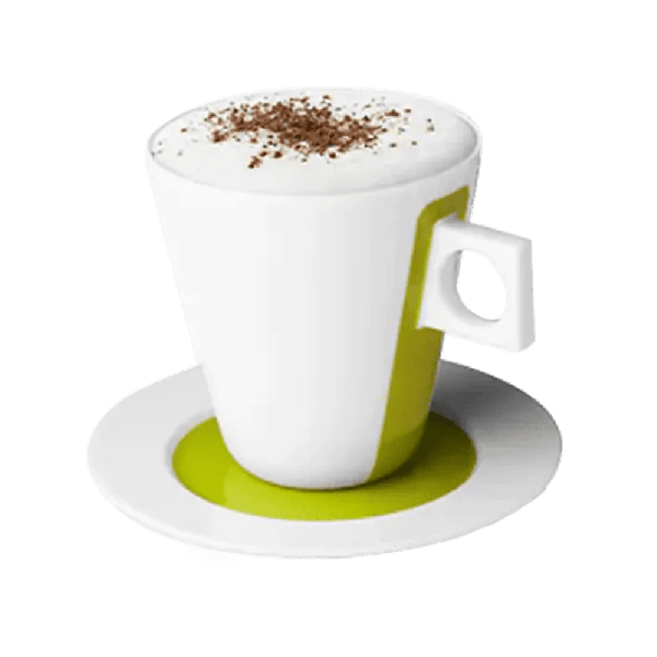 Zestaw porcelanowych filiżanek do cappuccino 