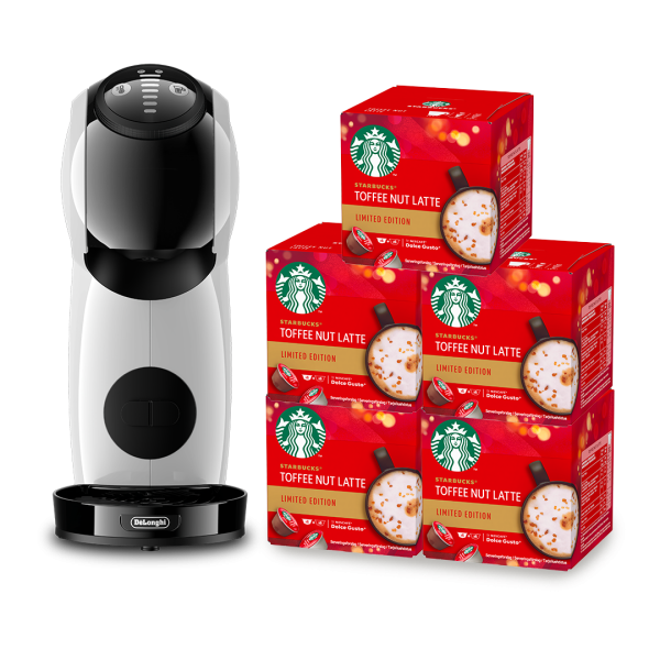 Zestaw Toffe Nut Latte + GENIO S Biały