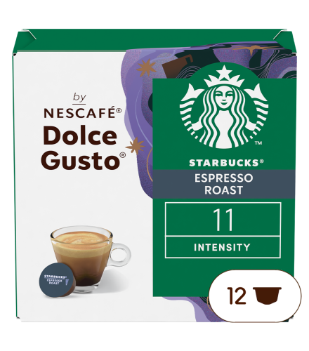 Pack of 12 STARBUCKS ESPRESSO ROAST NESCAF√â¬Æ Dolce Gusto¬Æ coffee pods