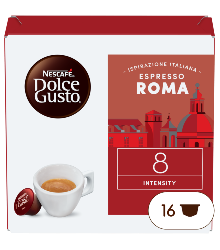 Pack of 16 ESPRESSO ROMA  NESCAF√â¬Æ Dolce Gusto¬Æ coffee pods