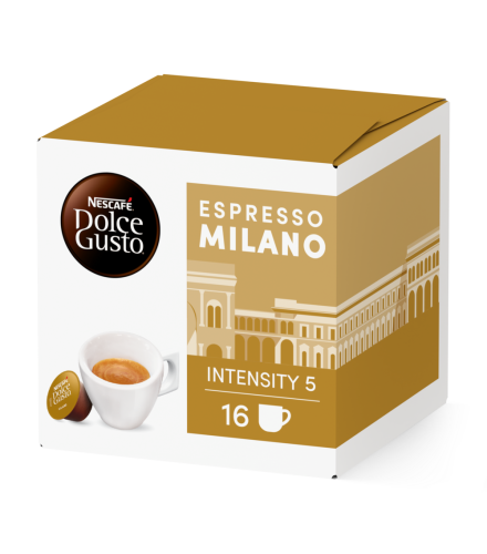 Pack of 16 Espresso Milano NESCAF&radic;&acirc;&not;&AElig; Dolce Gusto&not;&AElig; coffee pods