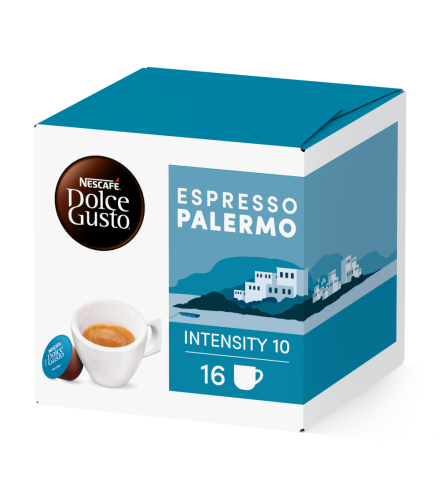 Pack of 16 ESPRESSO PALERMO  NESCAF&radic;&acirc;&not;&AElig; Dolce Gusto&not;&AElig; coffee pods