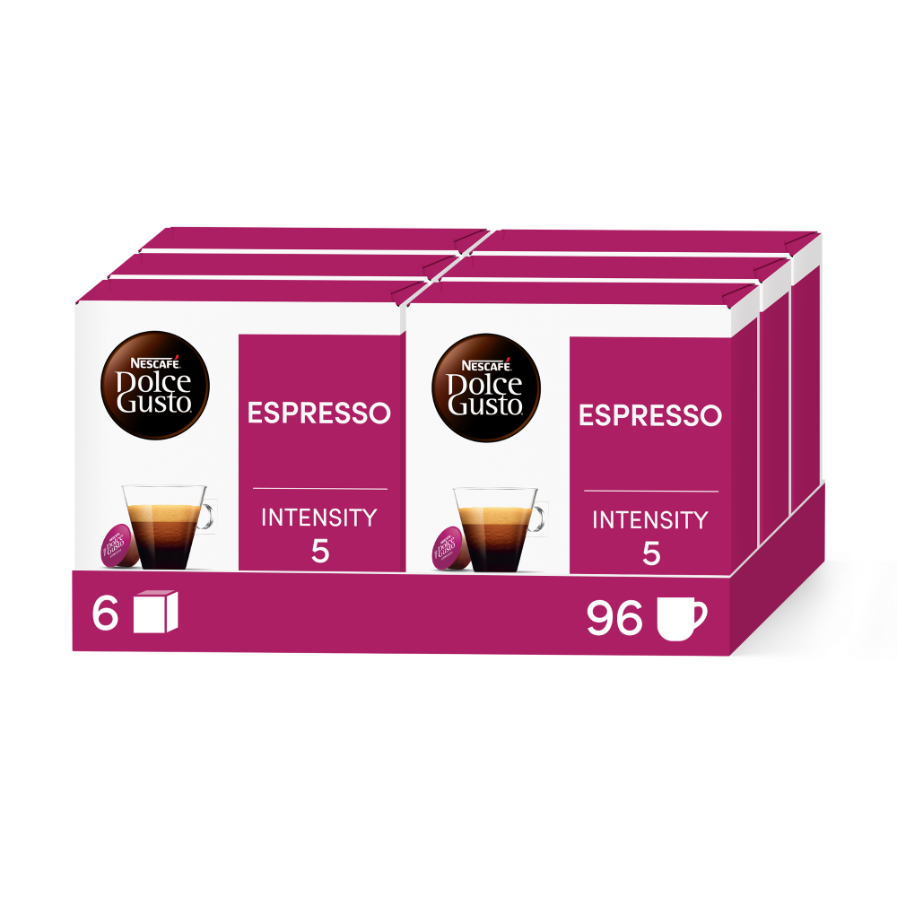 Pack of 96 Espresso X6 NESCAF√â¬Æ Dolce Gusto¬Æ coffee pods