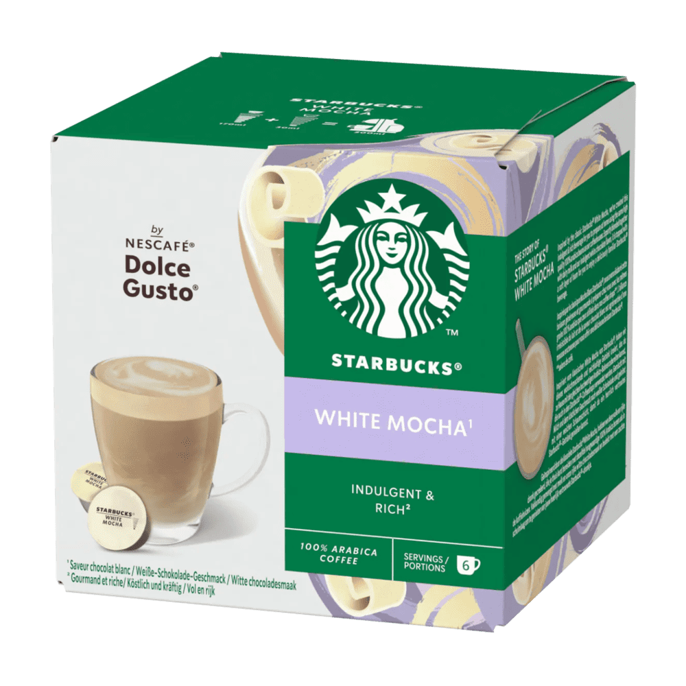 Kawy białe Starbucks® zestaw 2 | NESCAFÉ® Dolce Gusto®