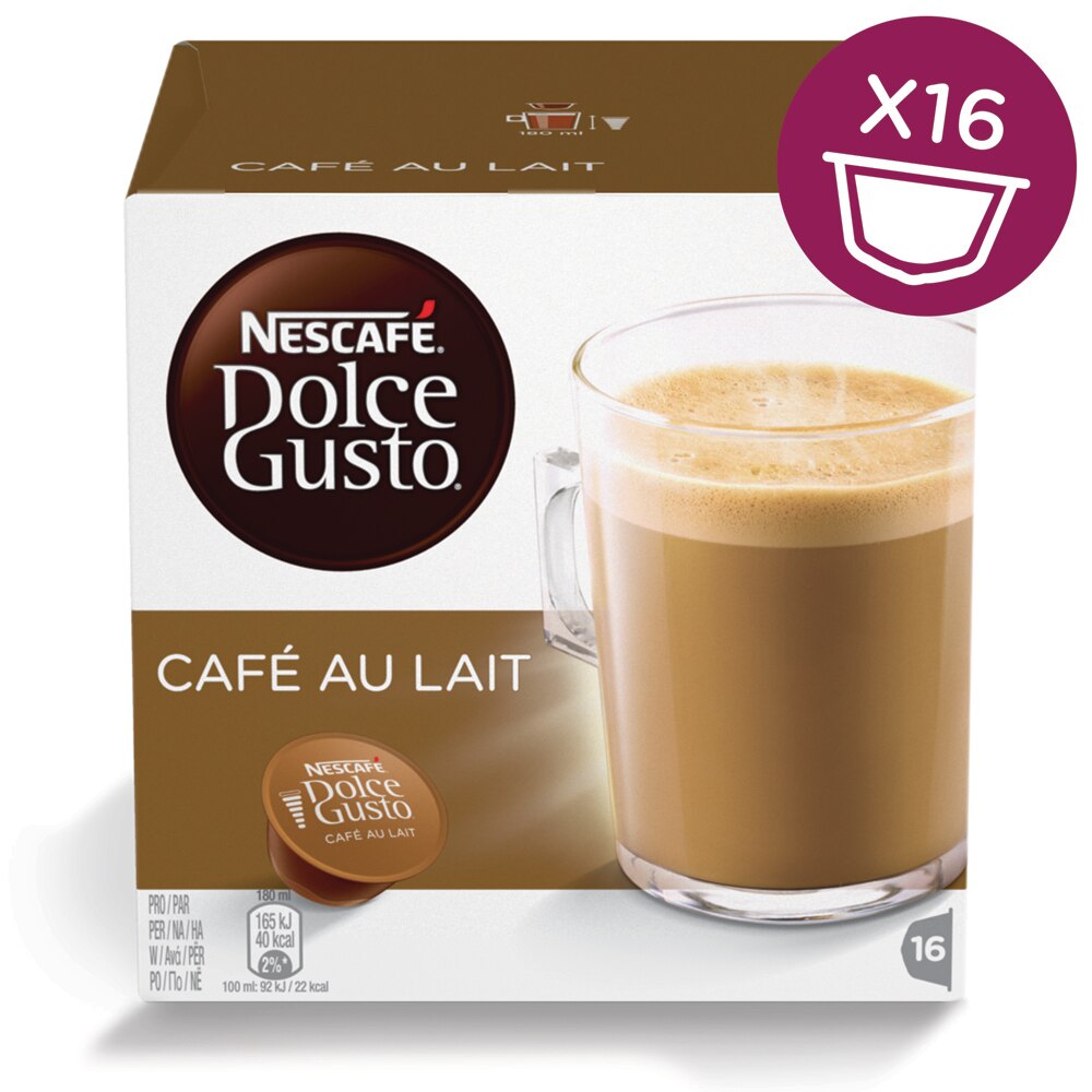 Café au Lait kapsułki NESCAFÉ® Dolce Gusto® NESCAFÉ