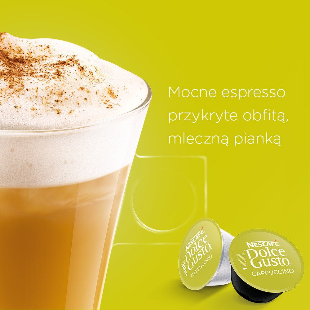 Kawa Cappuccino 16 kapsuł - NESCAFÉ® Dolce Gusto®
