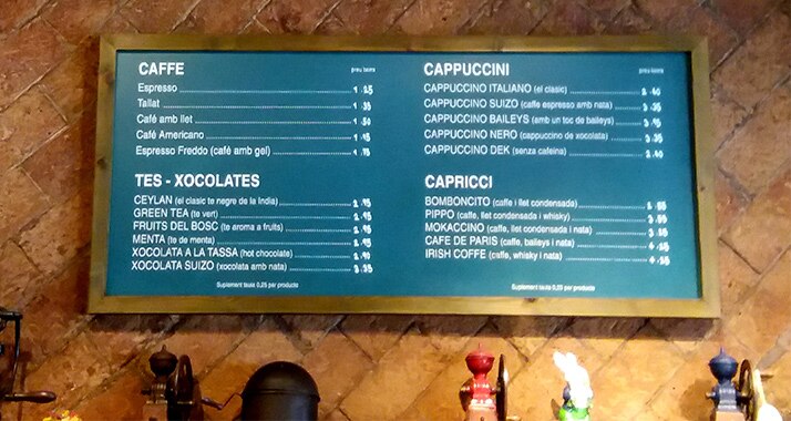 Hola! T'agrada un cafe O kawie w Katalonii