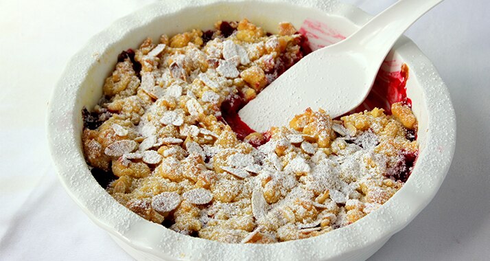Upalne lato? Zrób crumble