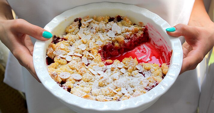 Upalne lato? Zrób crumble