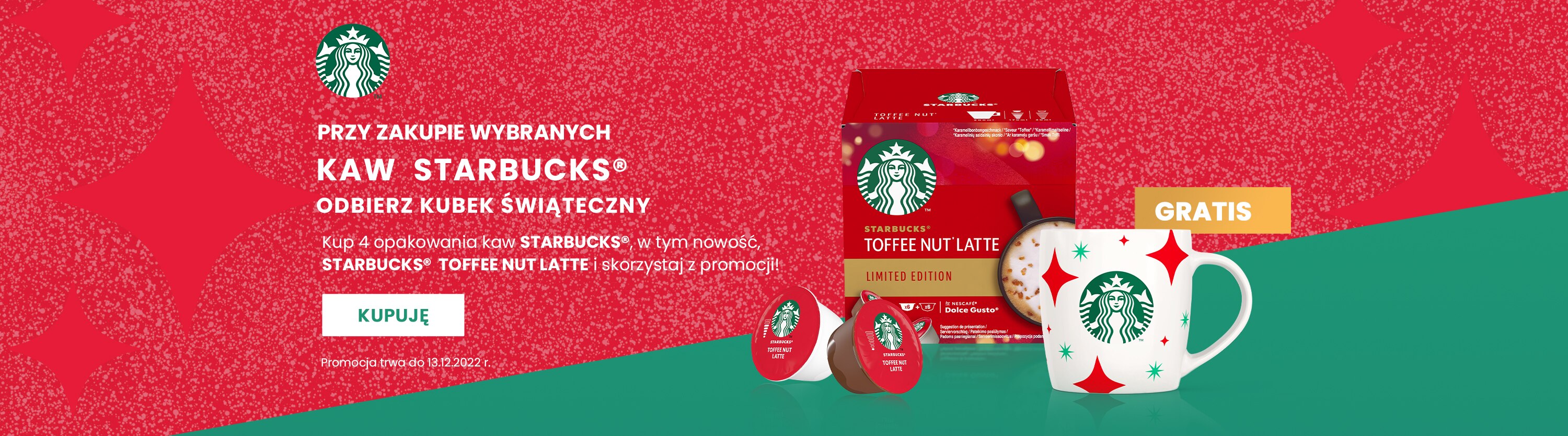 Promocja Kubek Świąteczny Starbucks