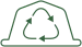 Ikona kapsułek z recyklingu